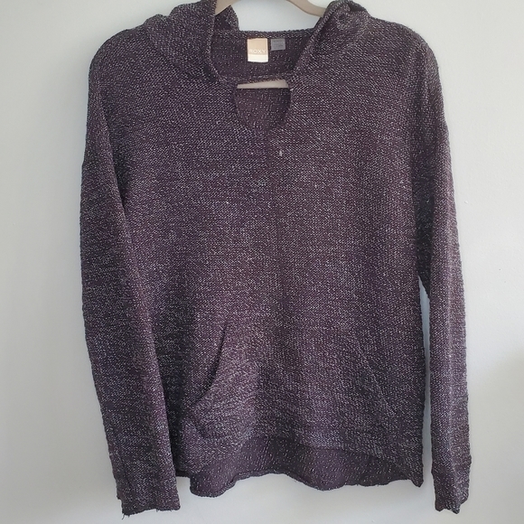Roxy | Medium | Crazy Waves Keyhole Hoodie - Picture 1 of 8